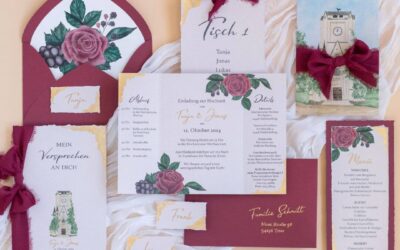 Und hierbei unterstütze ich euch gerne: Ich verwirkliche eure Ideen und Wünsche zu einer Hochzeitspapeterie, die sich genau nach euch anfühlt. Was kosten Hochzeitseinladungen? Preise, Unterschiede und was ihr wirklich wissen solltet